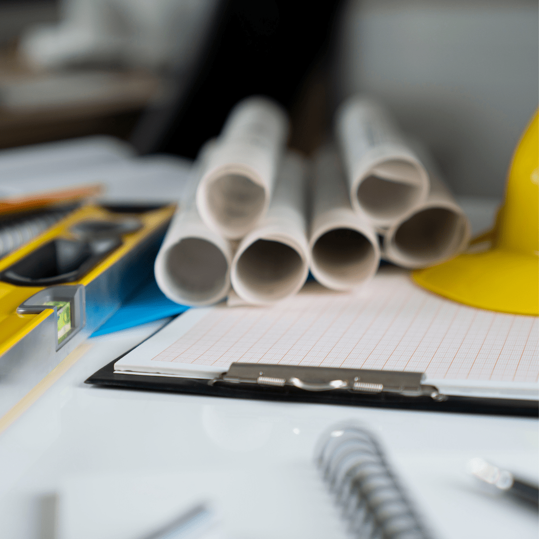 Blueprints and architectural building plans